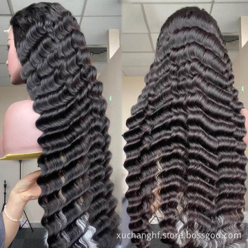 13 By 6 Hd Transparent Loose Wave Lace Front Wigs For Black Women 30 36 40 Inch Loose Curly Wave Virgin Human Hair Wig Curl Wig